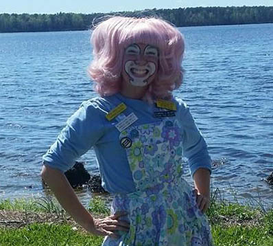 Pink Peppermint Clown